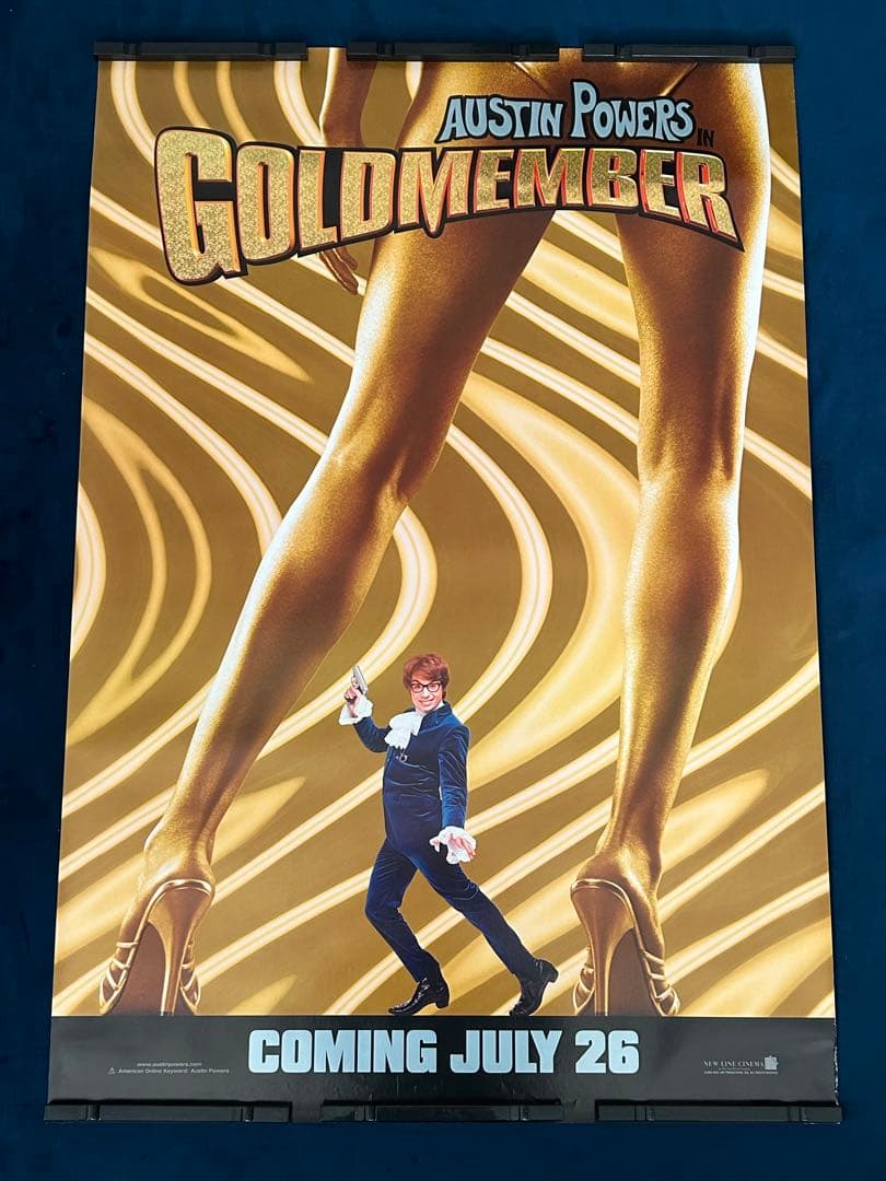 オースティン・パワーズ　ゴールドメンバー　USオリジナル映画ポスター