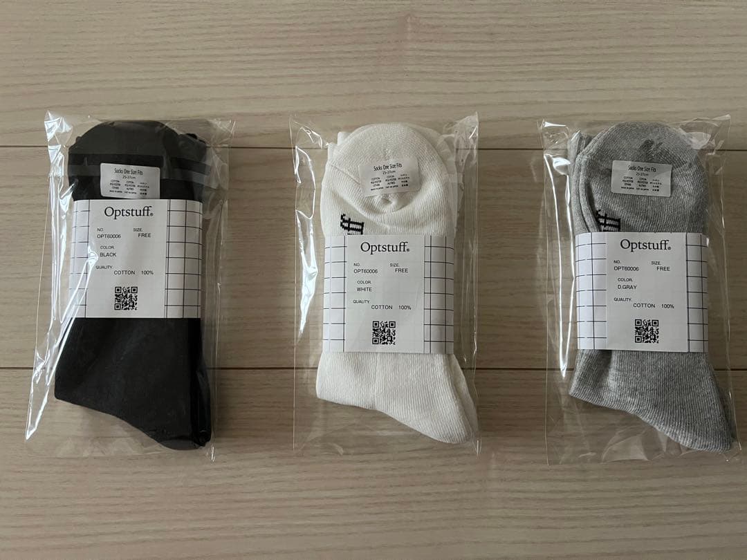 新品未開封　optstuff SOCKS　ソックス3点セット