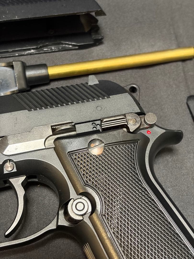 KSC オート9 2nd ABS ガスガン マガジン2個 ストック付き