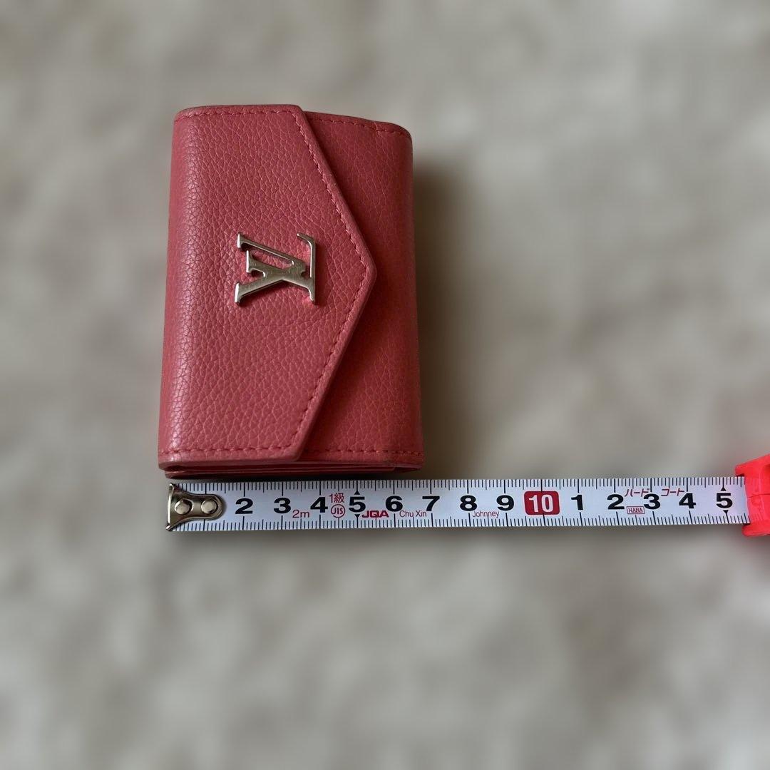 ルイ ヴィトン　ポルトフォイユ・ロックミニ　ピンク　ミニ財布