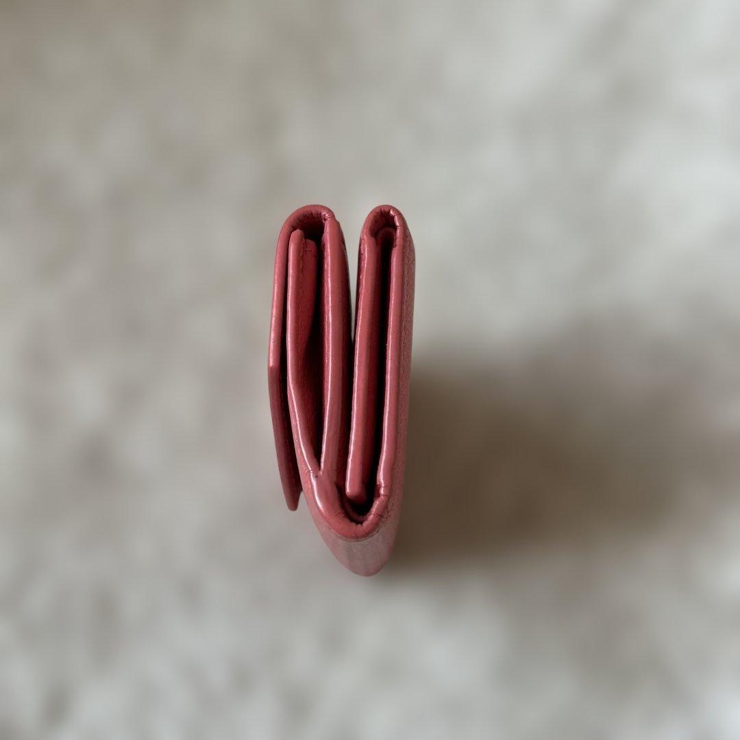 ルイ ヴィトン　ポルトフォイユ・ロックミニ　ピンク　ミニ財布