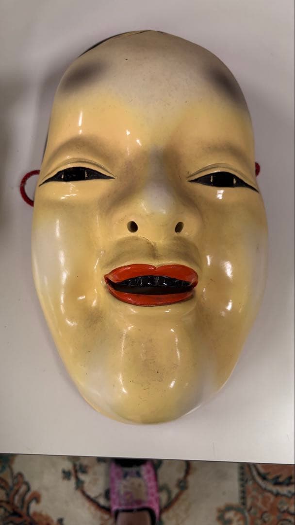 能面　小面　こおもて　陶製