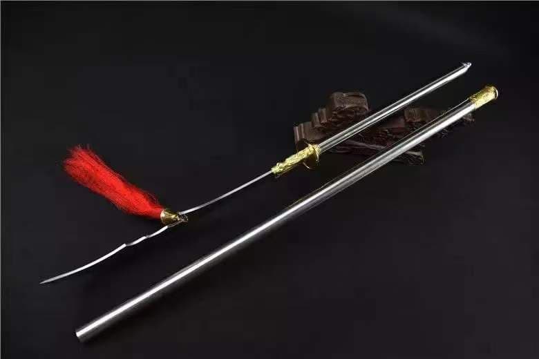 新型：関雲長（ゴールド） 古兵器 武具　刀装具　模造刀 居合刀 長尺