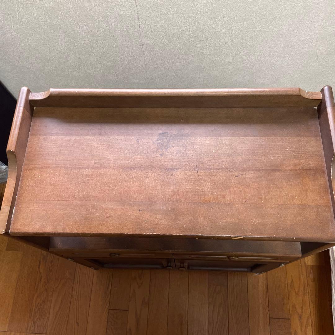 値下【カリモク家具】サイドボード キャビネット 電話台