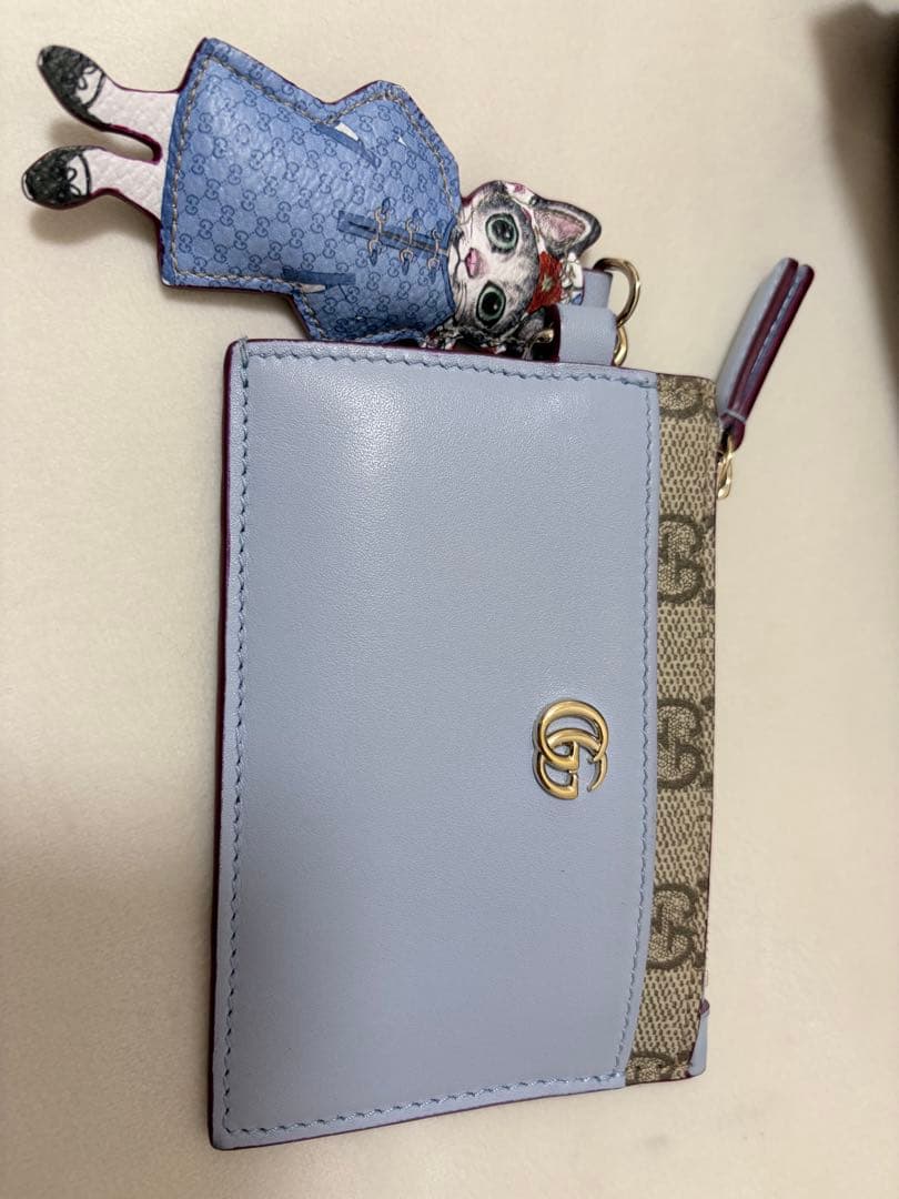 GUCCI バイカラーキーケース　ヒグチユウコ　ケース　日本限定　財布