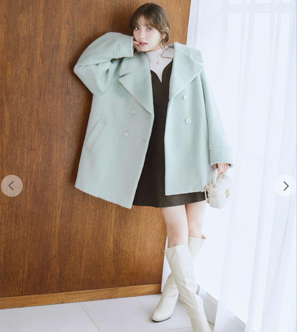 新品未使用品タグ付き　LILLIAN CARAT シャギーミドルコート