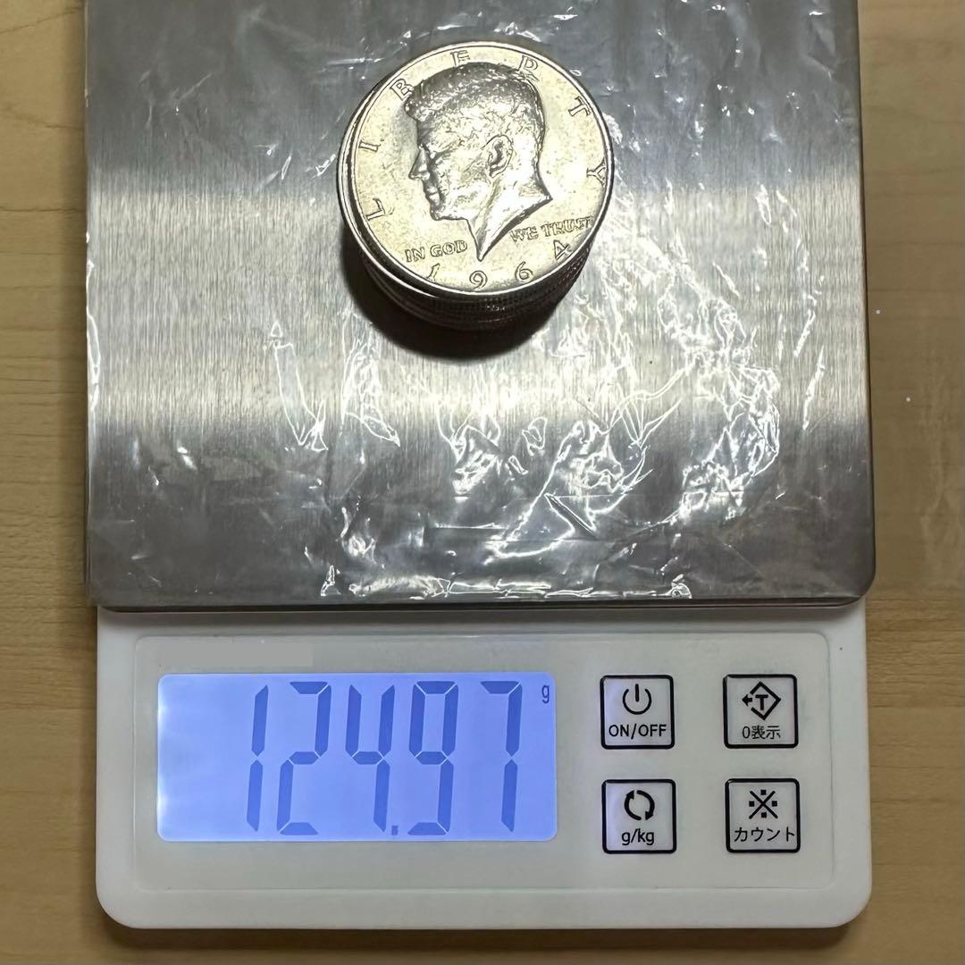ケネディ ハーフダラー 1964年 10枚 銀貨 シルバー 銀品位90 a