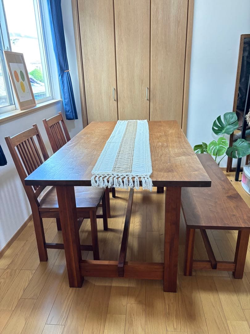 シャルドネ　CHARDONNAY ダイニングテーブルセット　DOLCI 無垢