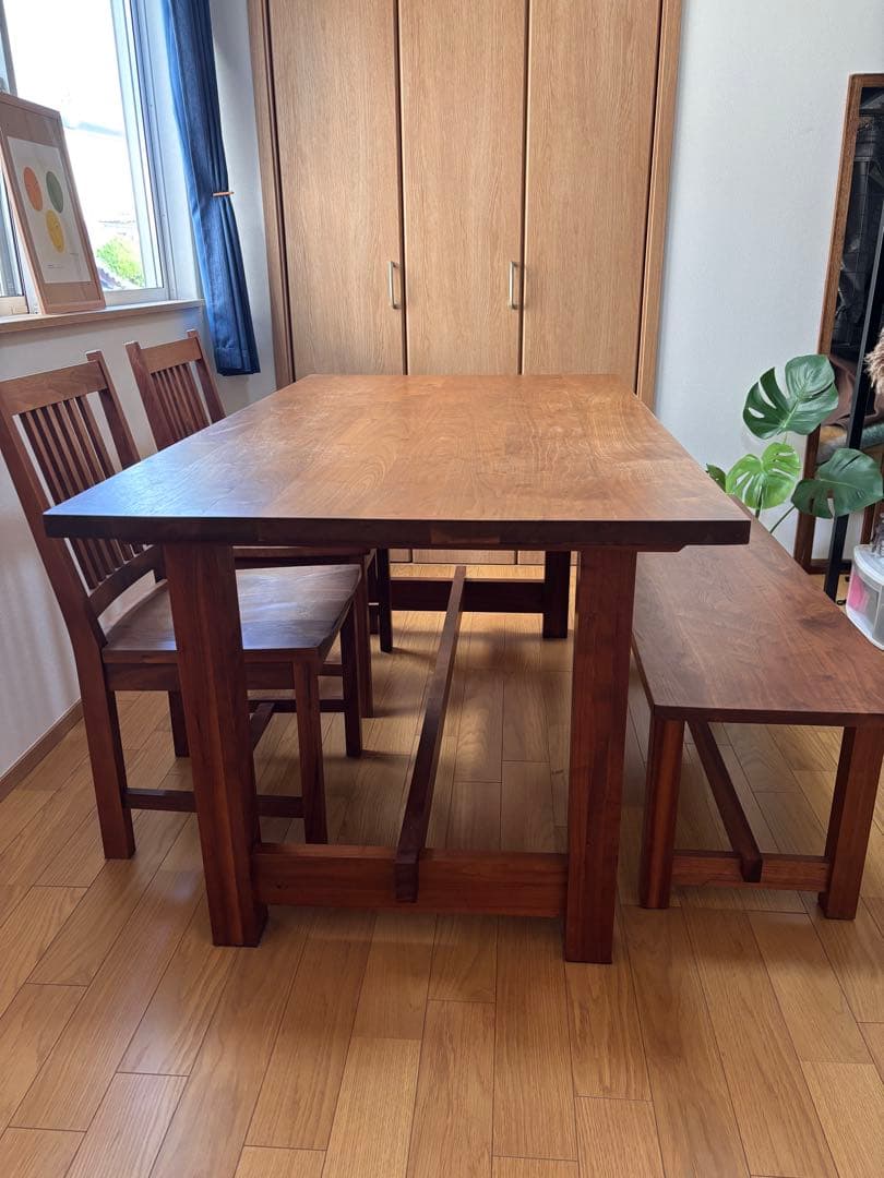 シャルドネ　CHARDONNAY ダイニングテーブルセット　DOLCI 無垢