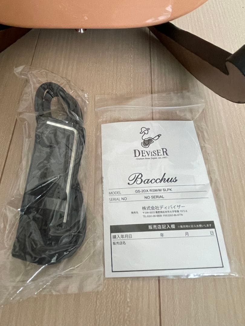 Bacchus GS-2DX RSM/M SLPK エレキギター