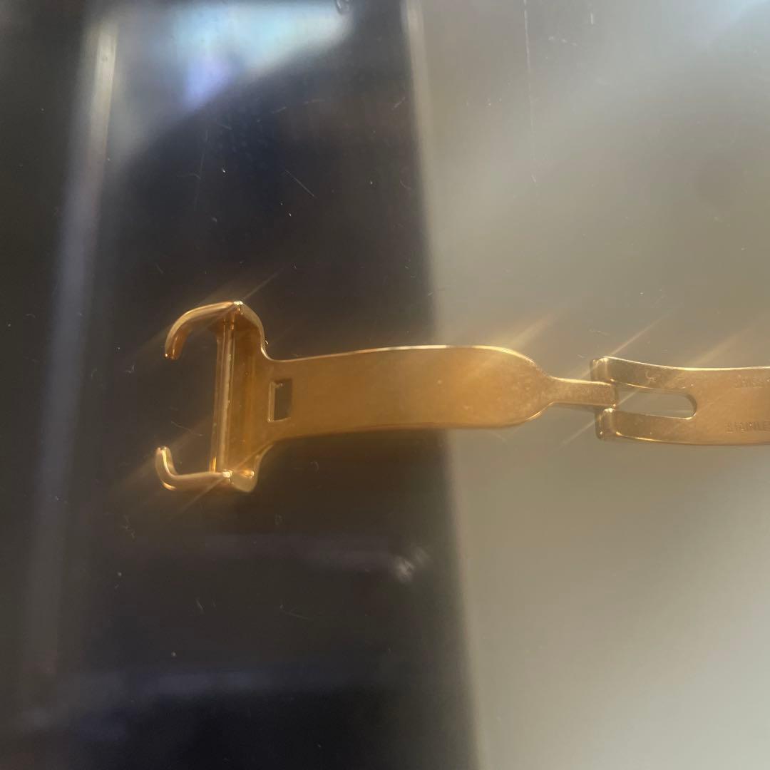 Cartier カルティエDバックル正規品　純正14mm ゴールド