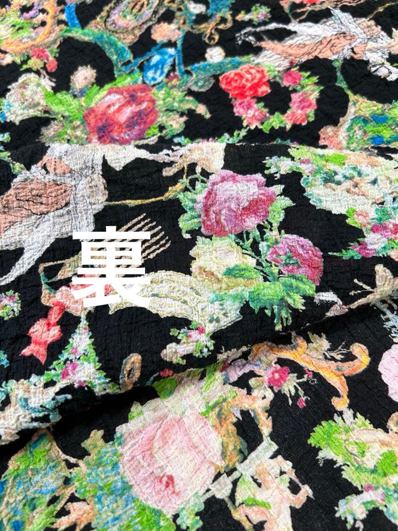 TUNIC 鴨居羊子 花柄 綿 ルームウェア ナイトウェア 日本製 チュニック