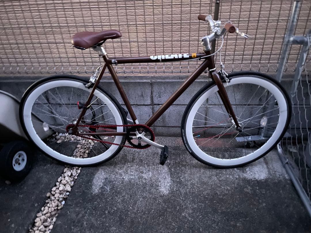 CREATE クロスバイク ブラウン/ホワイト