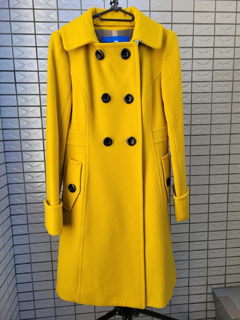 BLUE LABEL CRESTBRIDGE ウールコートイエロー38