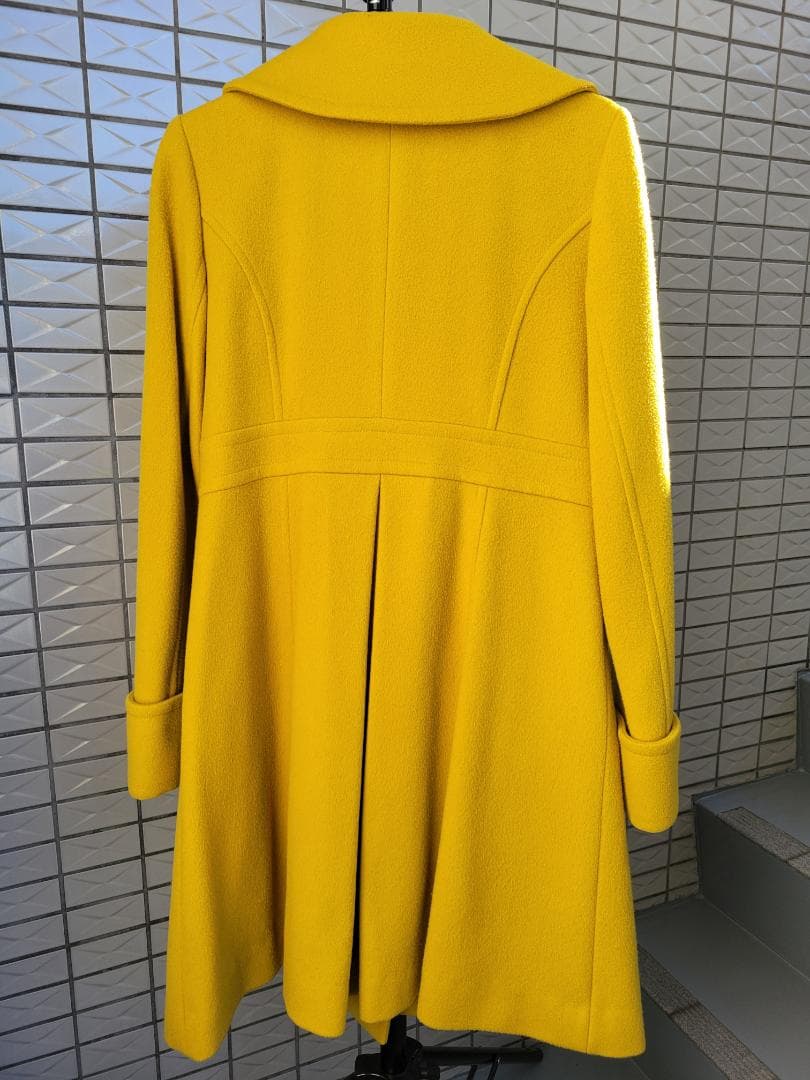 BLUE LABEL CRESTBRIDGE ウールコートイエロー38