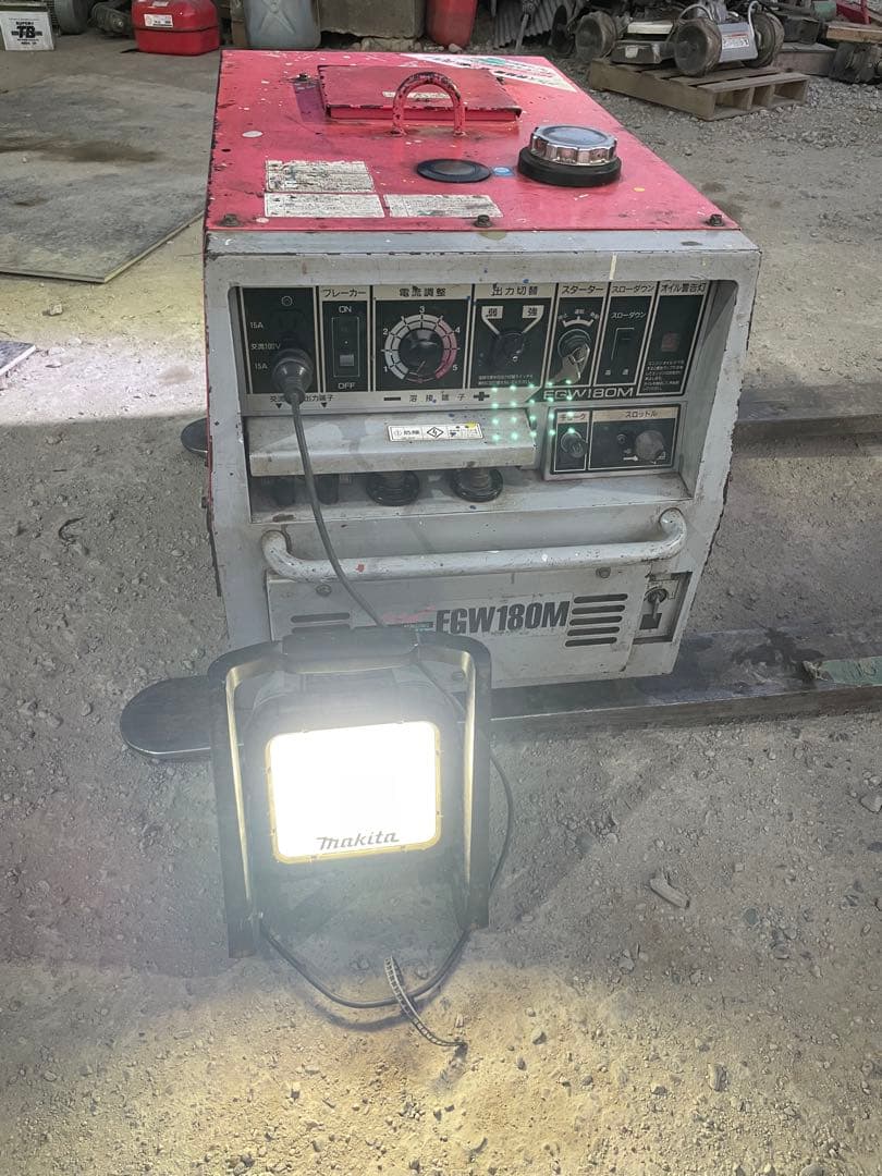EGW180M ガソリンエンジン発電機兼溶接機