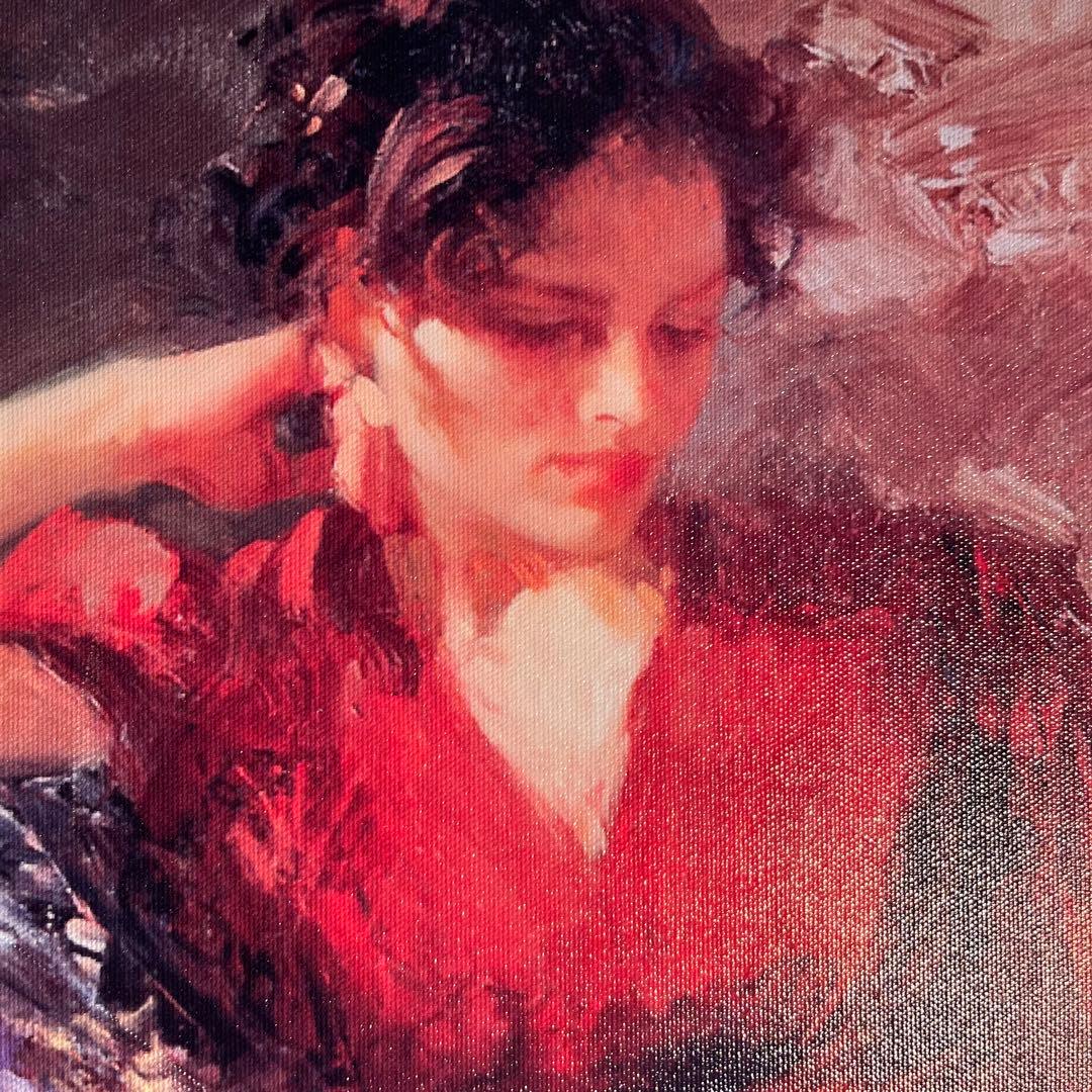 キャンバス プリントアート 本を読む人 額付き 絵画 インテリア