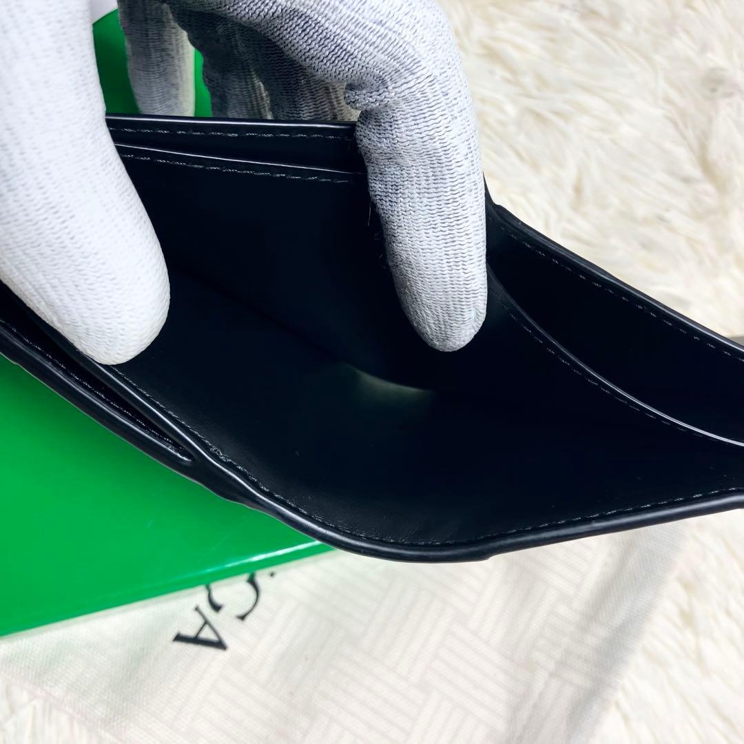 【未使用級】現行モデル ボッテガヴェネタ 二つ折り カセットIC搭載