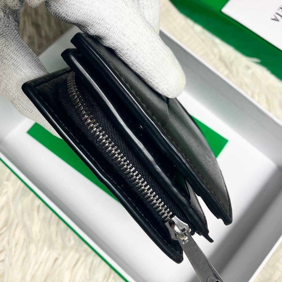 【未使用級】現行モデル ボッテガヴェネタ 二つ折り カセットIC搭載