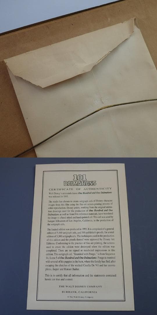 RU-6018　ディズニーセル画　101匹　わんちゃん