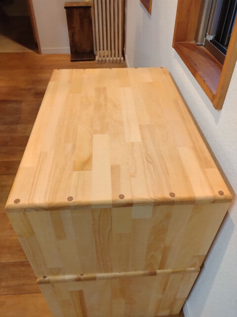 木製　ハンドメイド　オーダー　コの字　ラック　棚　シェルフ　キヌカ　水槽台