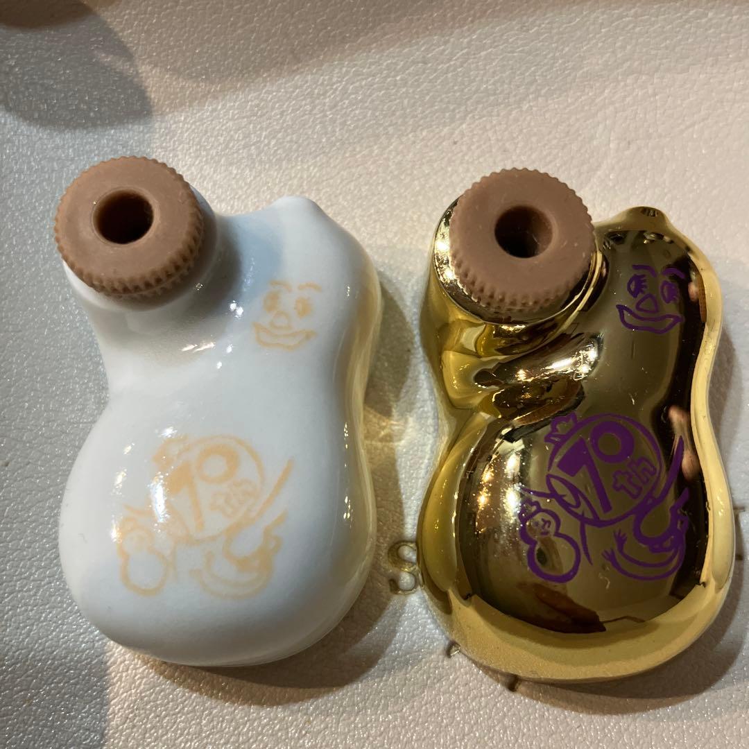 金のひょうちゃん　シウマイ70周年記念、白のひょうちゃん２個付き