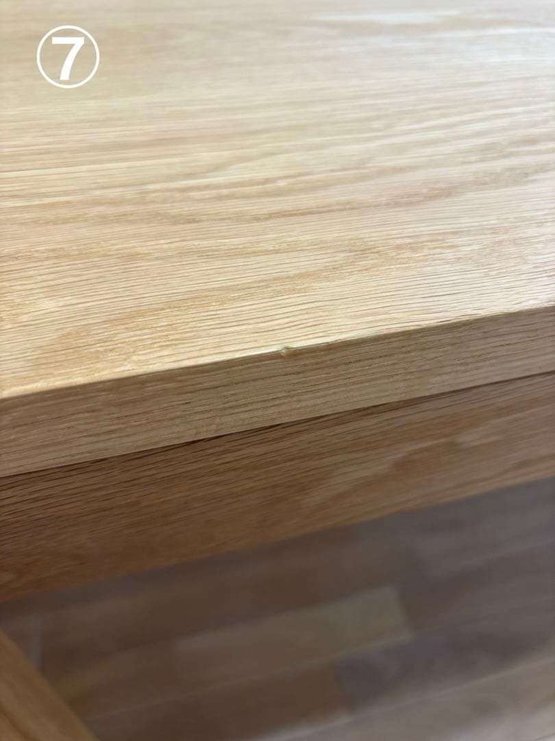 使用期間８ヶ月　【美品】無印良品　ダイニングテーブル145cm オーク材