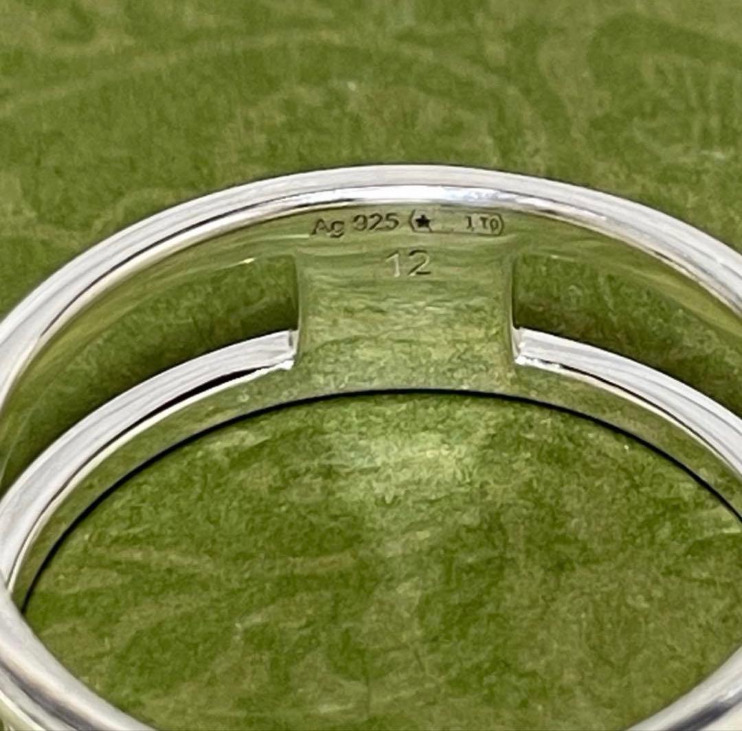 s*o様 【美品】GUCCI グッチ インターロッキングGリング スリム 12号