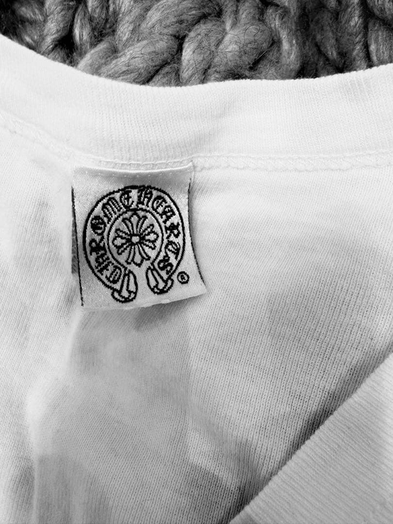 クロムハーツ白タンクトップ OLD フローラルプリント レディース