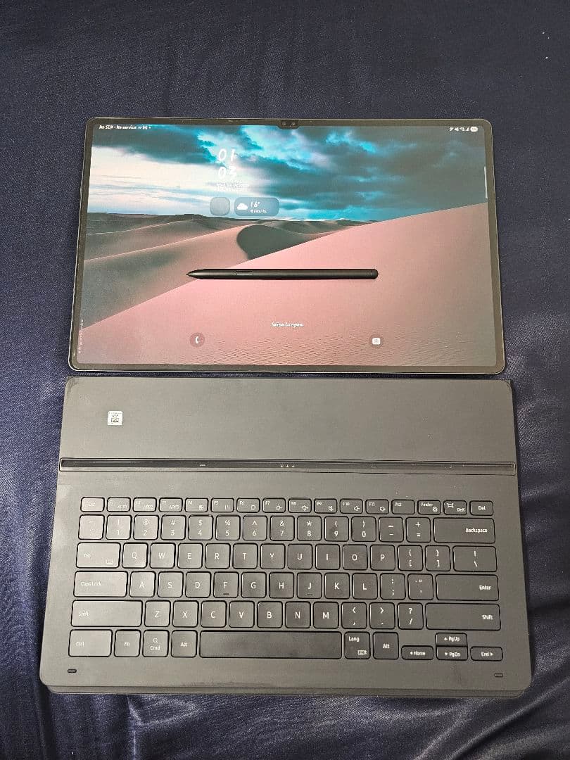 Galaxy Tab S9 Ultra 5G版 純正キーボードカバー付き