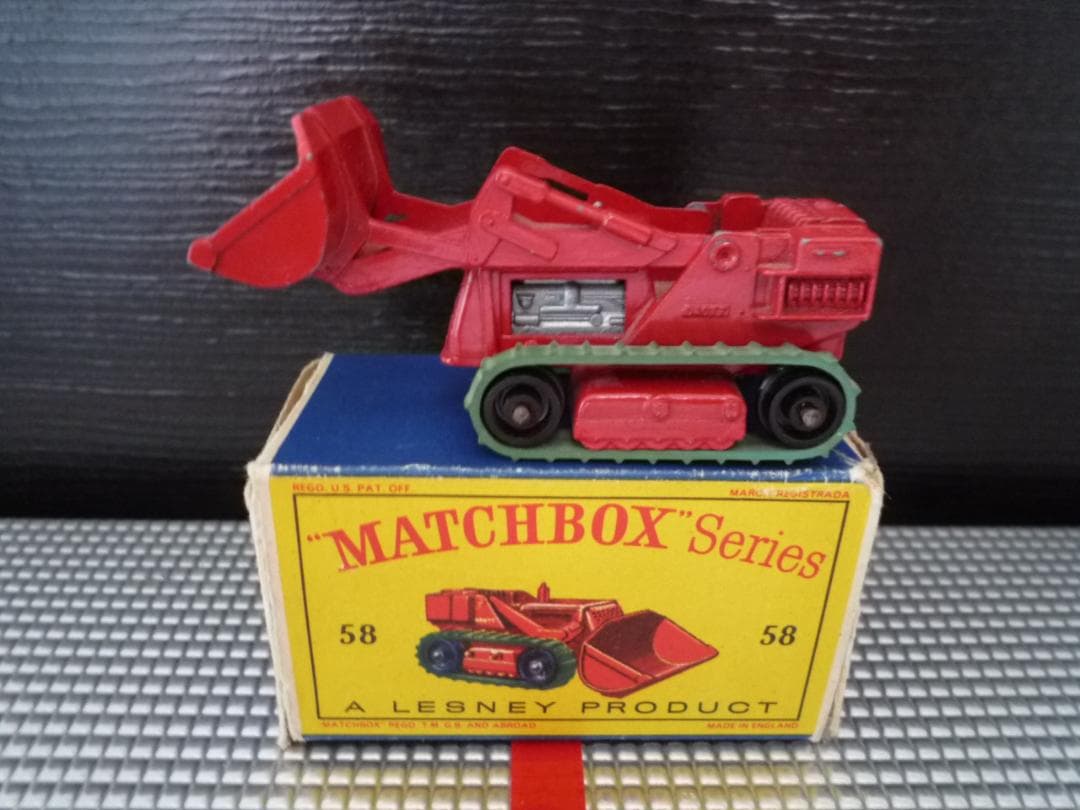 MATCHBOX N°58B DROTT EXCAVATOR 1962