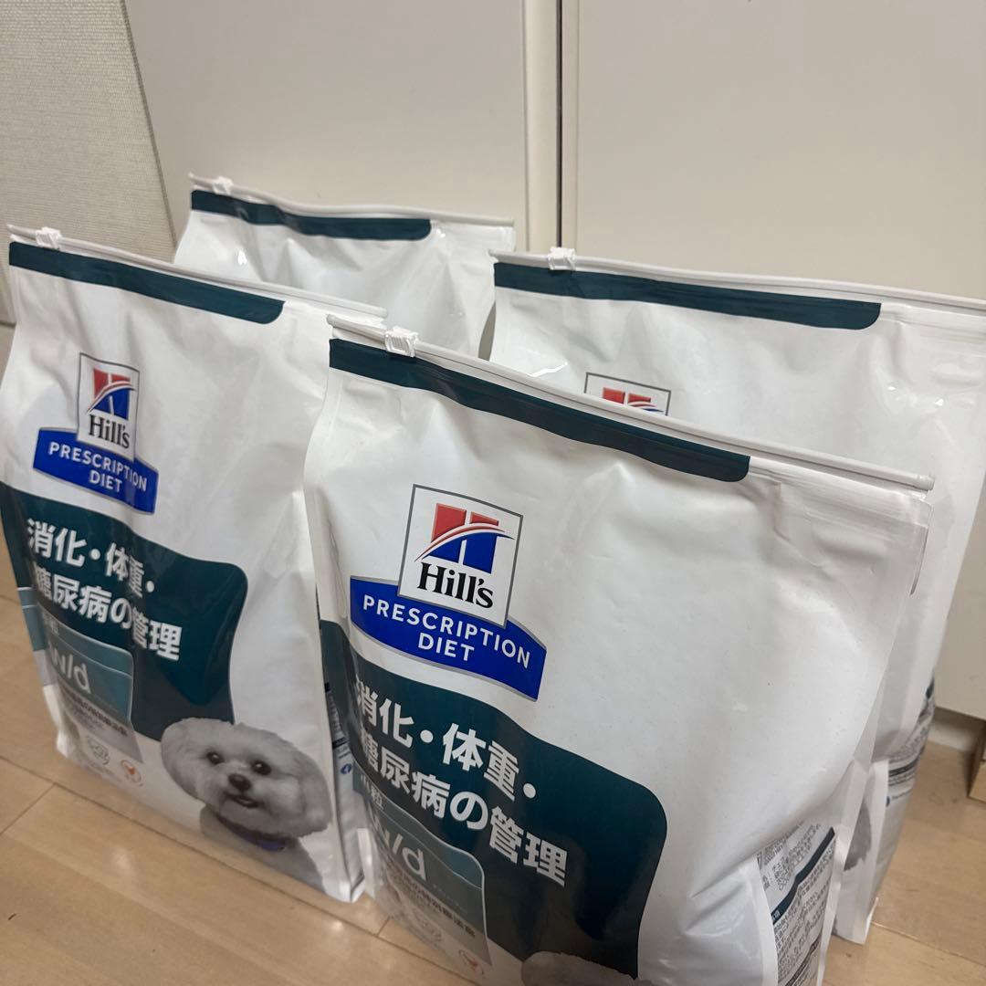 Hill's Prescription Diet w/d 療法食 3kg✖️4袋