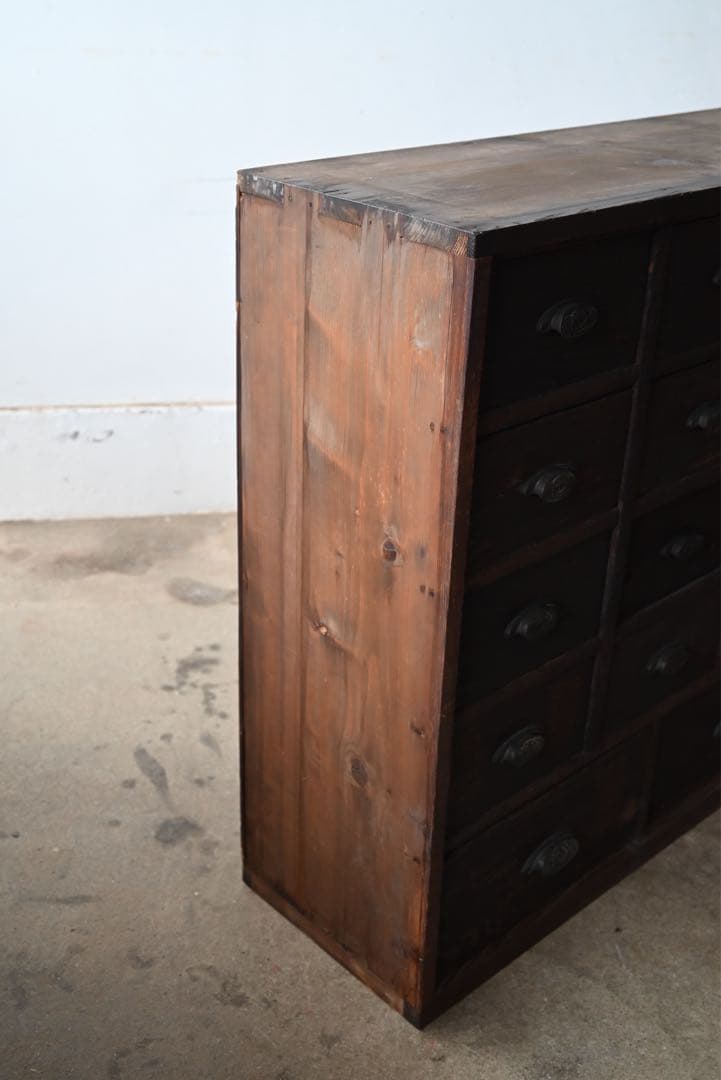 ③ 店舗什器 引出 古家具 古道具 古美術 骨董 アンティーク 箪笥 抽斗