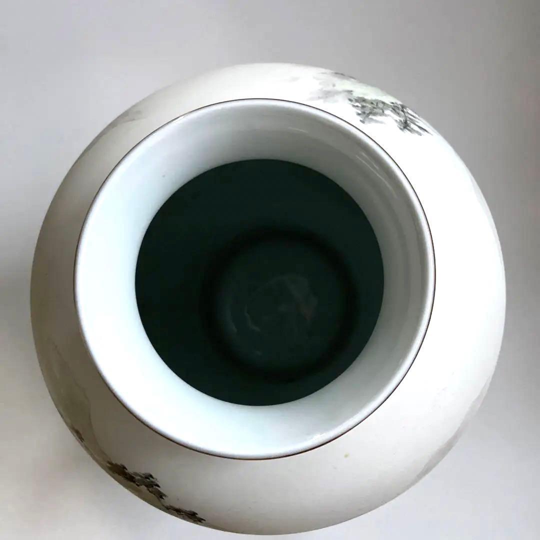 蔵出し！昭和レトロ・アンティーク【宮内庁御用達・深川製磁・美術有田焼花瓶　】