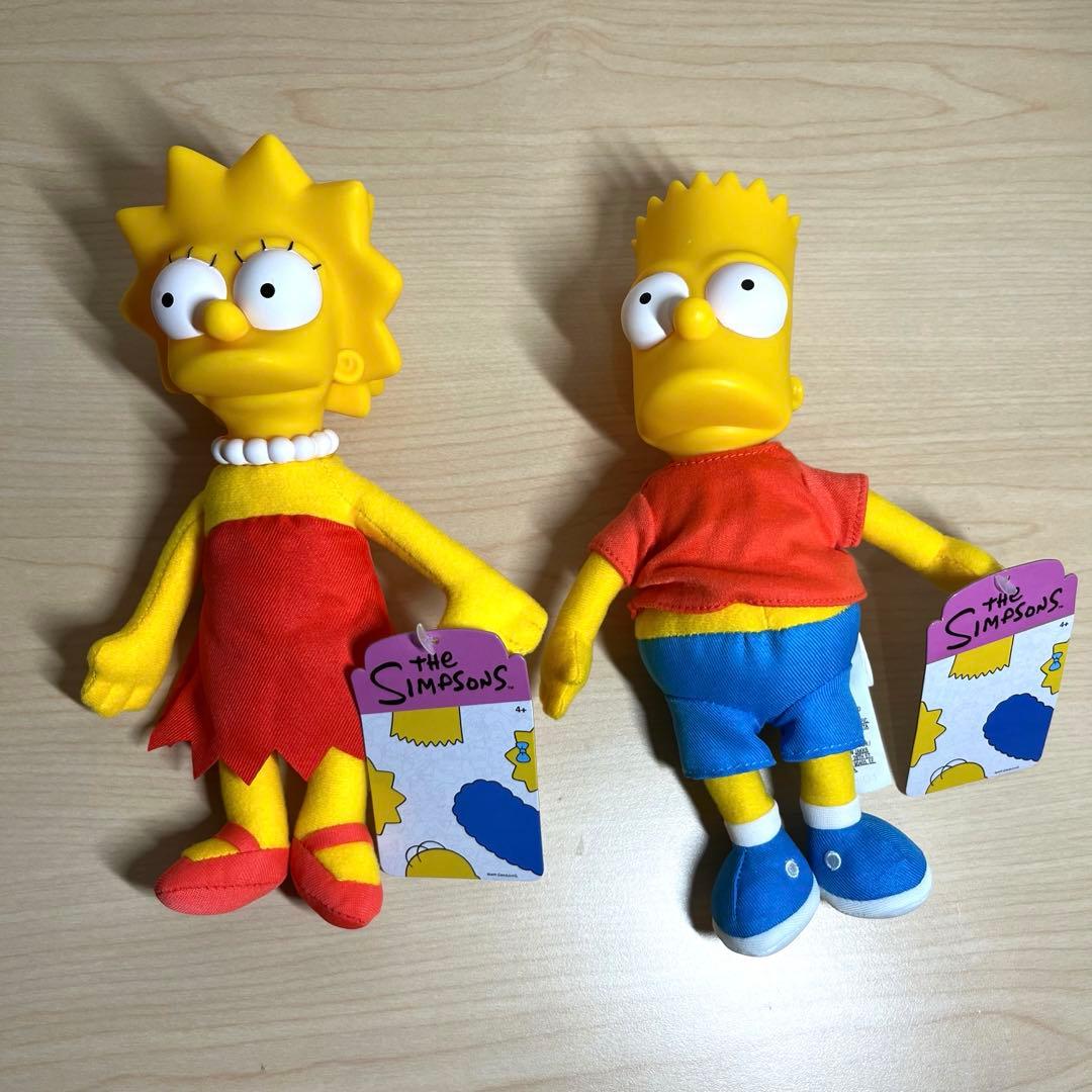 シンプソンズ バート リサ プラッシュ 人形 2体セット