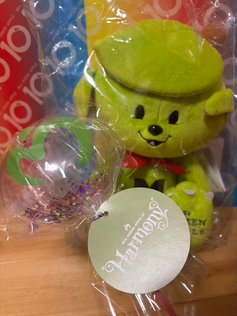 ★Mrs.GREEN APPLE★メメルぬいぐるみ、ハーモニースティックバルーン