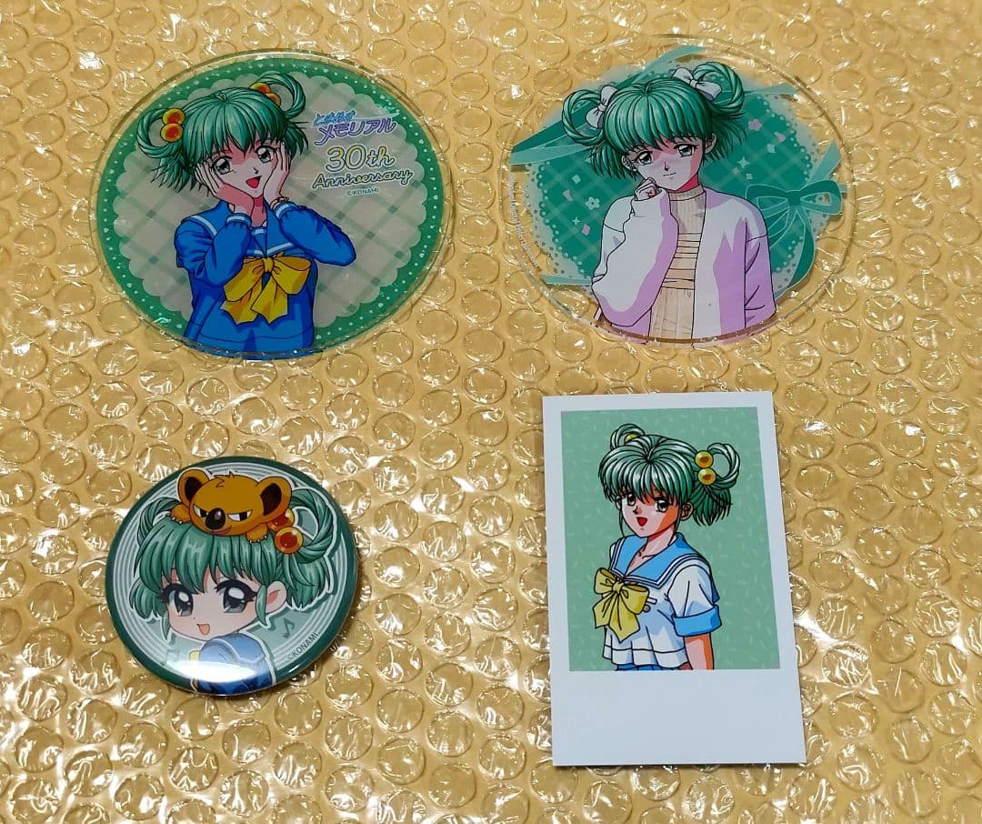 ときめきメモリアル　缶バッジ　コースター　リトグラフ　館林見晴