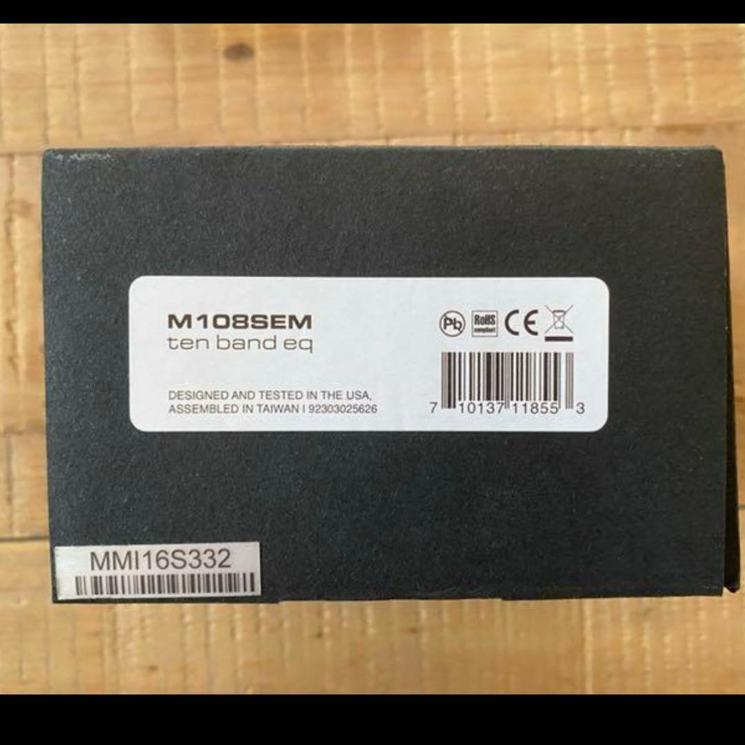 M108SE TEN BAND EQ Limited Ebony イコライザー