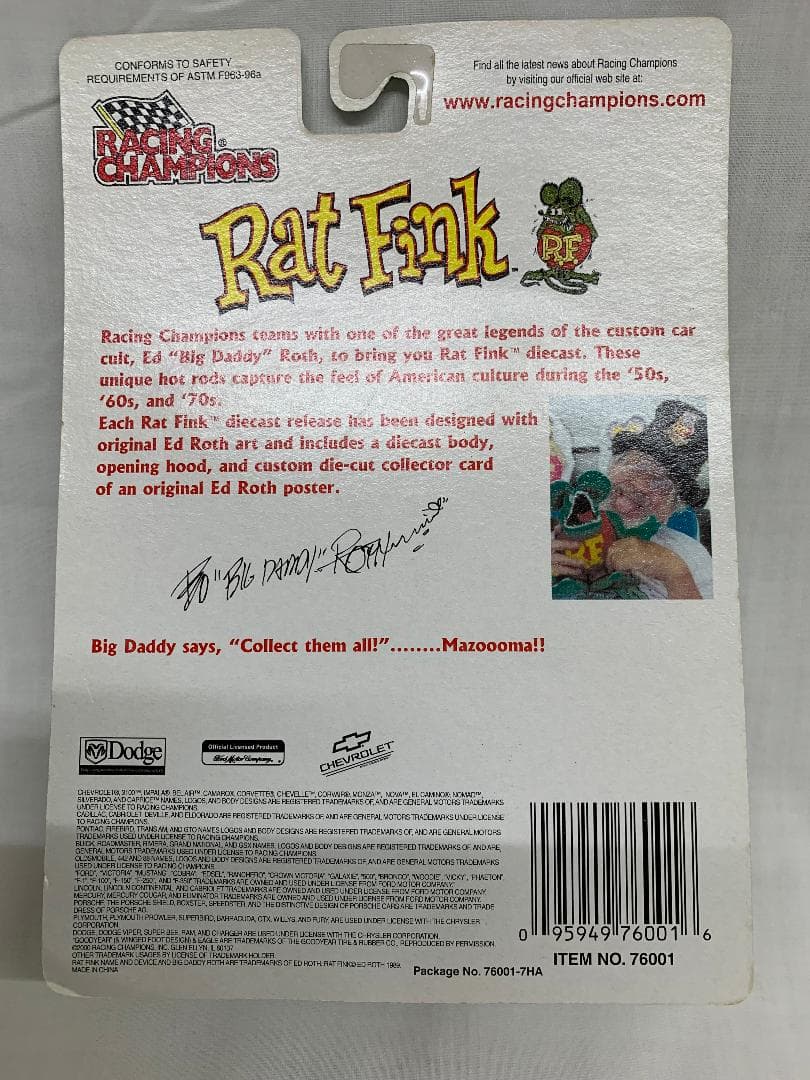 アメ車 ラットフィンク　ミニカー