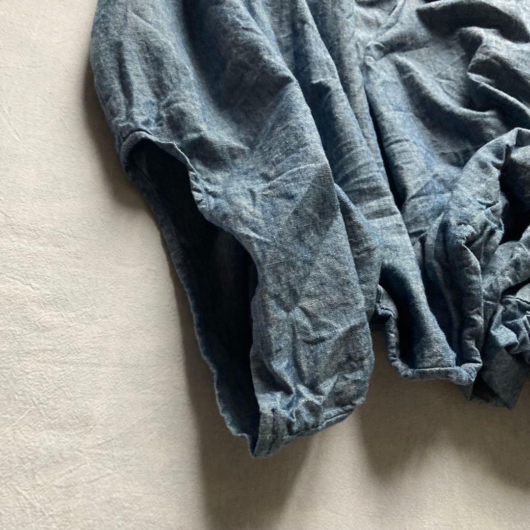 キャピタル 変形パンツ サルエルパンツ デニム調 バルーンパンツ ガウチョパンツ