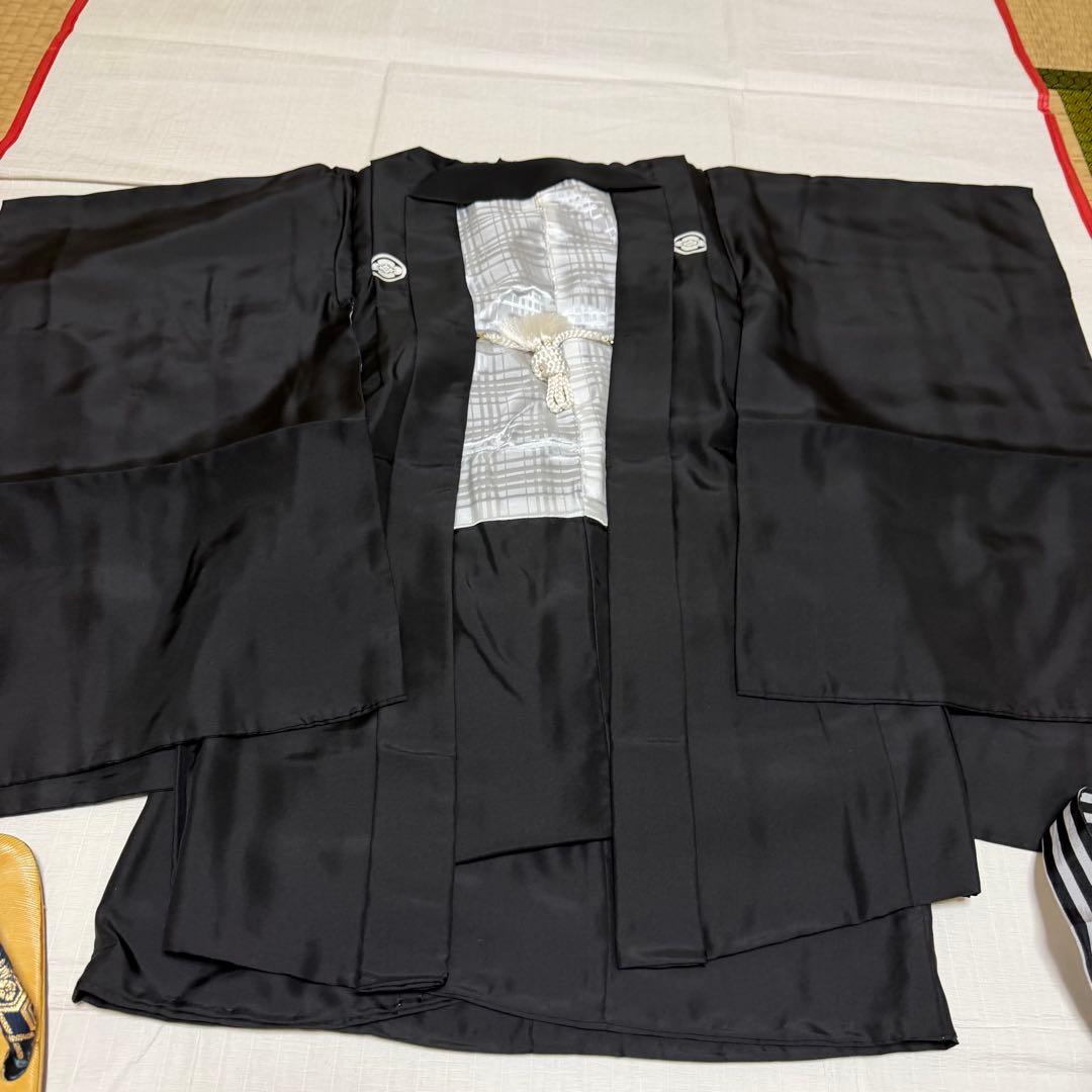 七五三 男の子 5歳 正絹 紋付 フルセット 松屋謹製