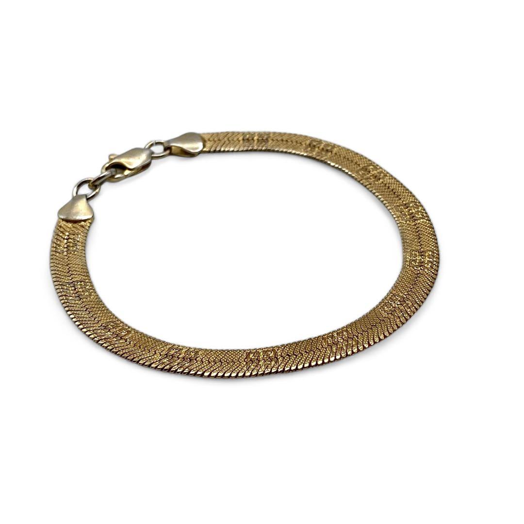 【最高級】 GIVENCHY 4Gロゴ ゴールド 蛇腹 スネークチェーン 美品