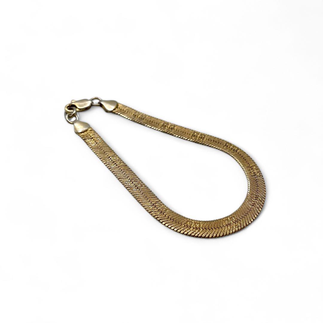 【最高級】 GIVENCHY 4Gロゴ ゴールド 蛇腹 スネークチェーン 美品