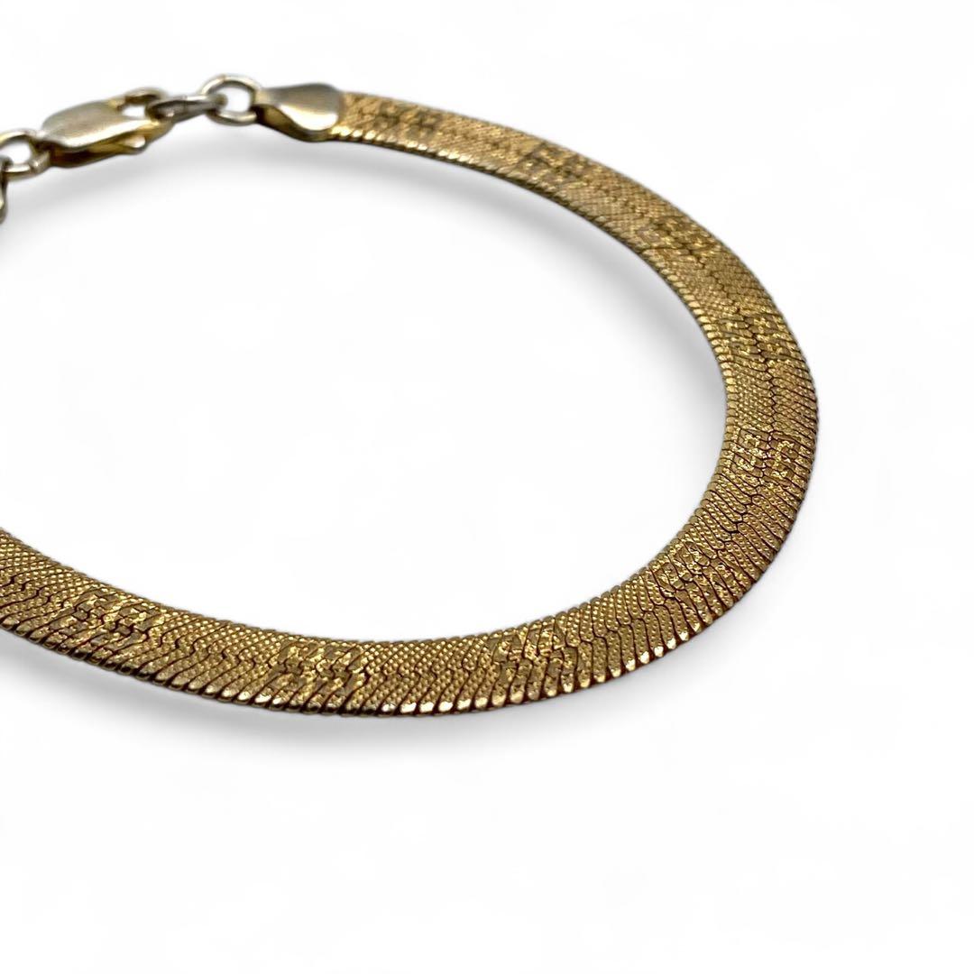 【最高級】 GIVENCHY 4Gロゴ ゴールド 蛇腹 スネークチェーン 美品