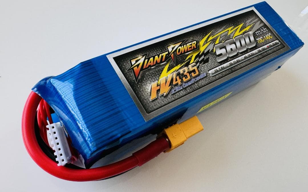 リポバッテリー ハイボルテージ 6セル 5600mAh 70C～140C