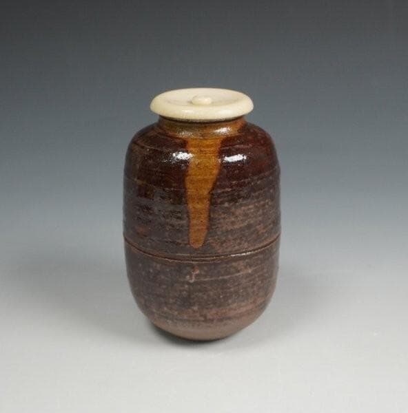 佐々木八十二 瑞光窯 筒井写茶入