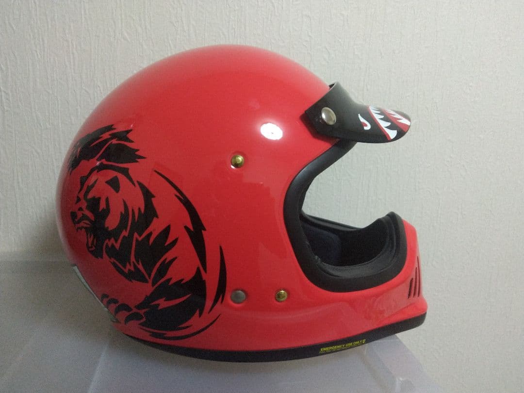 SHOEI　EX-ZERO　廃盤の赤とライズのシールドセット　XXL