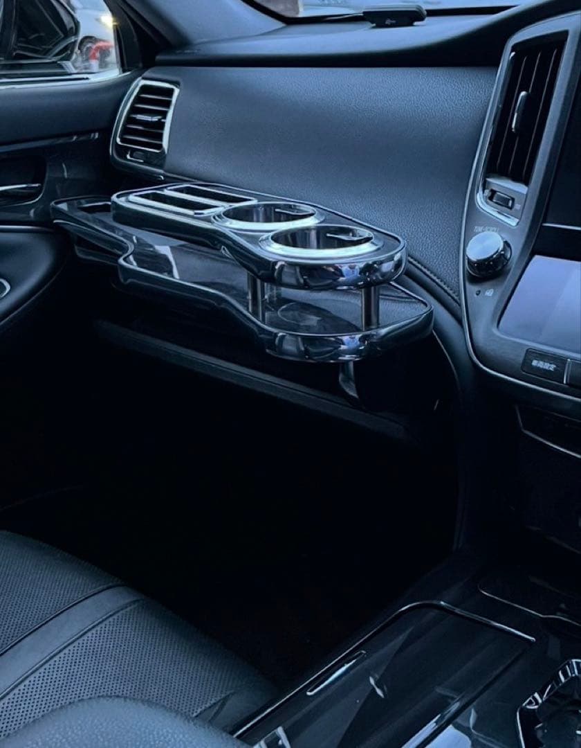 210クラウンアスリート テーブル 黒 大理石調