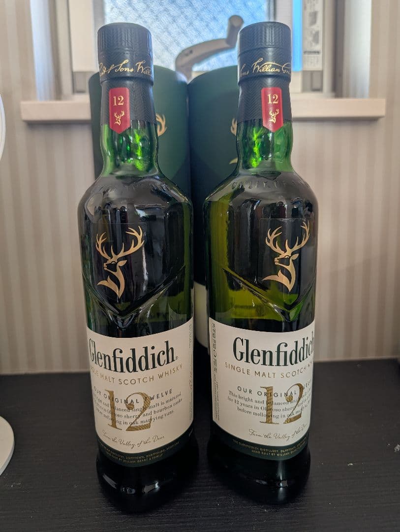 Glenfiddich 12年 グレンフィディック ウイスキー 2本セット
