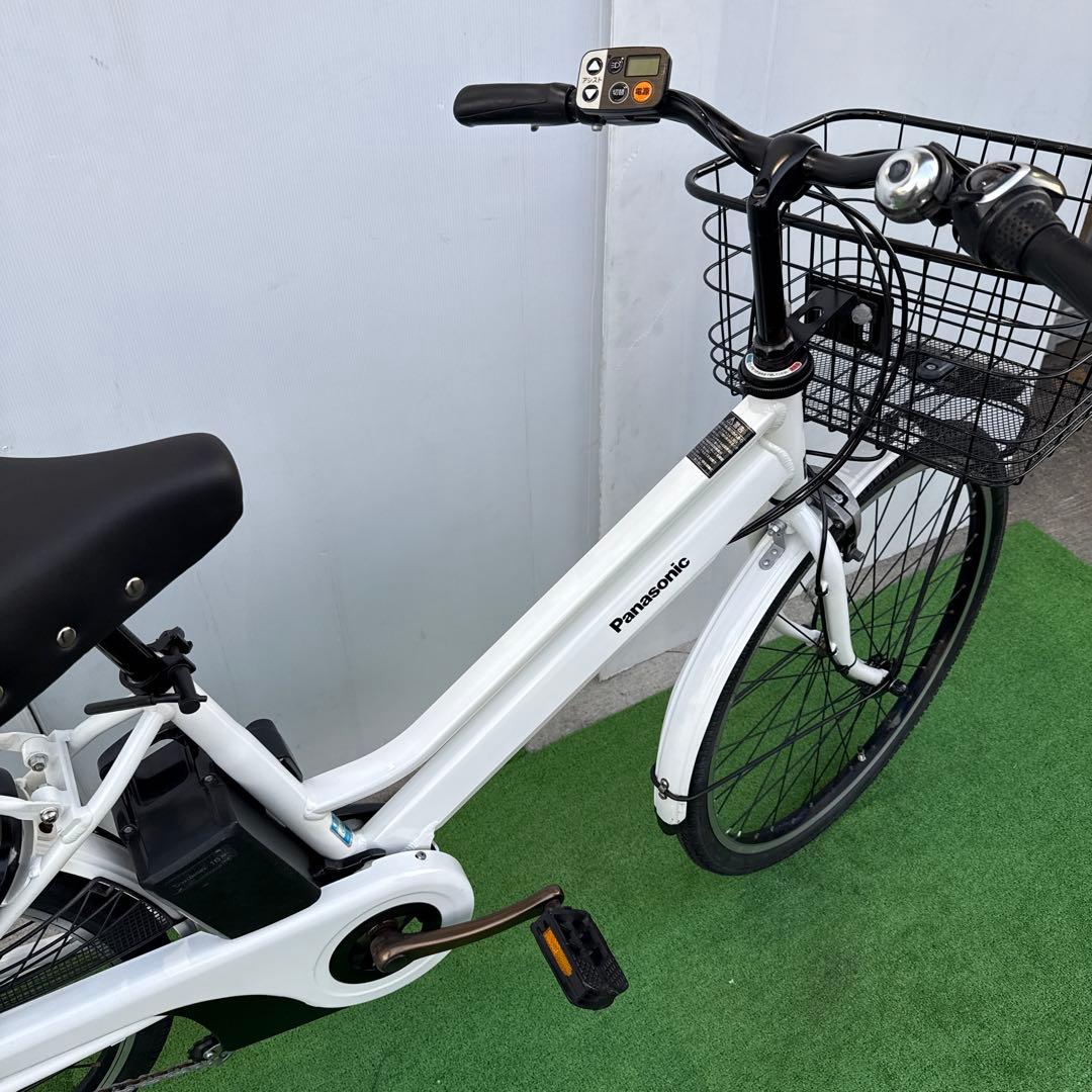 Panasonicパナソニック電動アシスト自転車26インチ 12Ah ホワイト